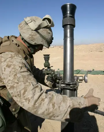 Mortar launcher, 81mm, 81 mm crew-served medium mortar, Artillery