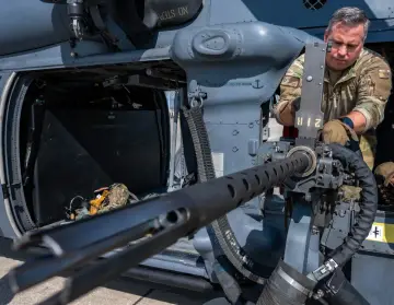 GAU-18/A machine gun, .50 caliber helicopter machine gun, Infantry Weapons
